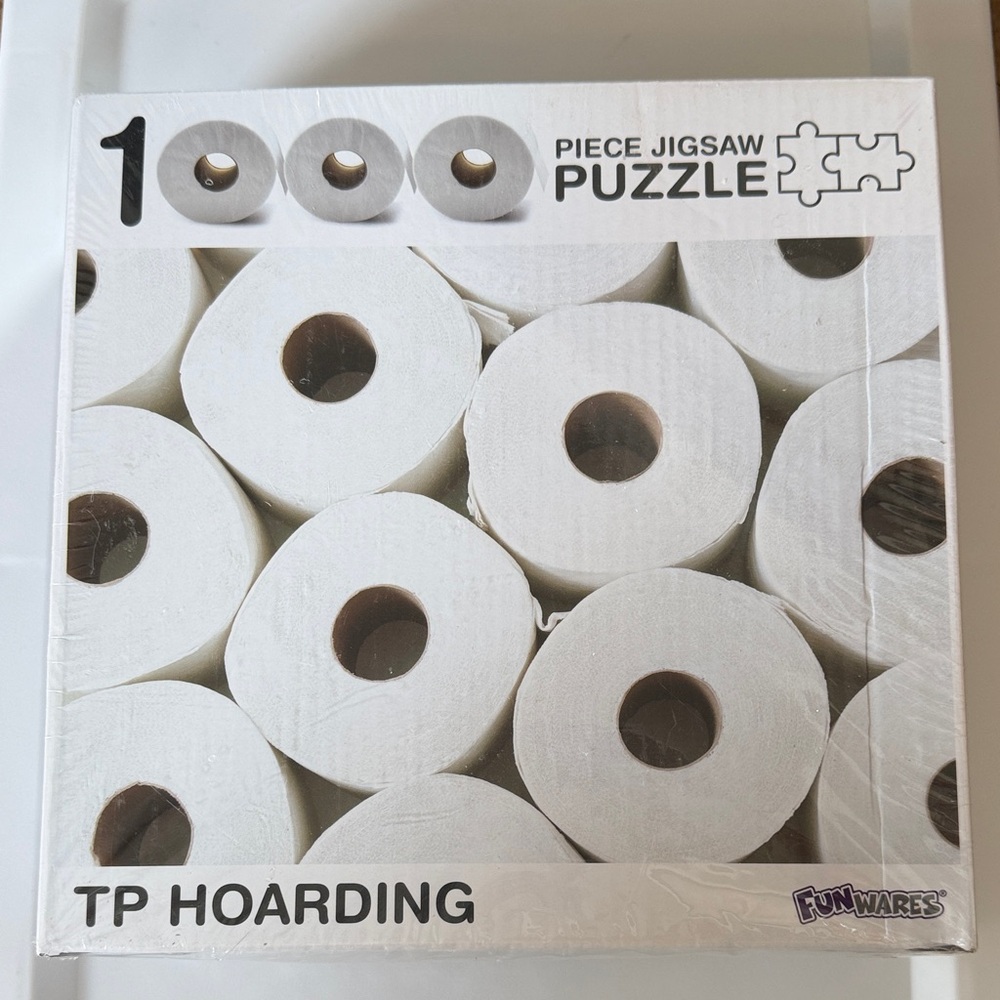 1000 Piece Jigsaw Puzzle gag gift Toilet paper rolls